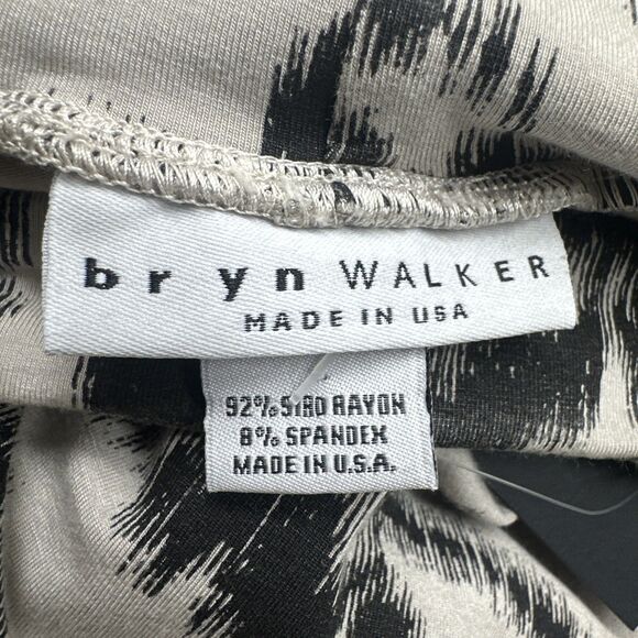 NWT Bryn Walker Sloan Midi Pencil Skirt Abstract Floral‎ Print Stretch Size XXS - Picture 4 of 9